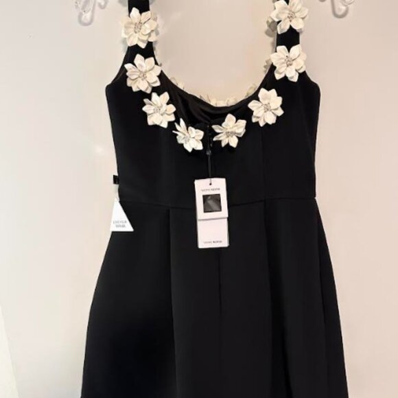 NWT Nadine Merabi Cindy Black Dress - Size S/M - Picture 5 of 8